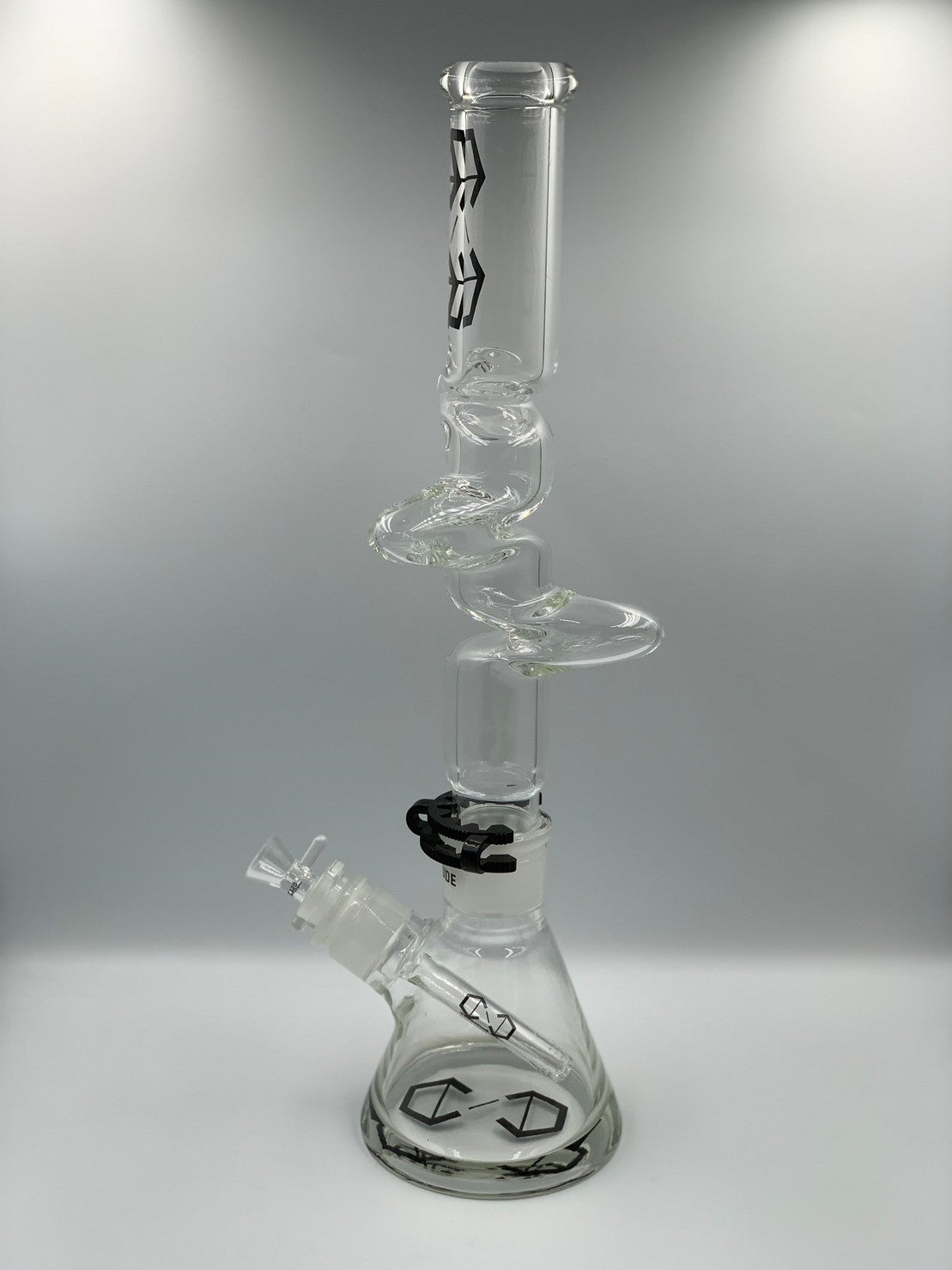 Cannadude 420 Lego V.3 CYCLONE Beaker Glass Bong 18"