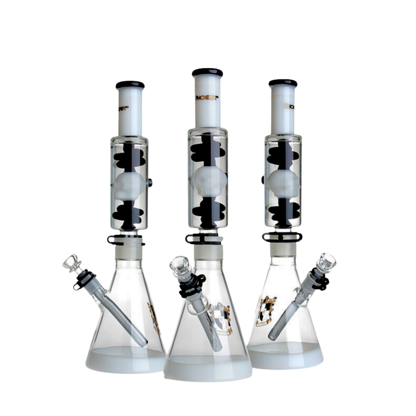 Skullez Beaker Glycerin Lego Glass Bong 18 Inches