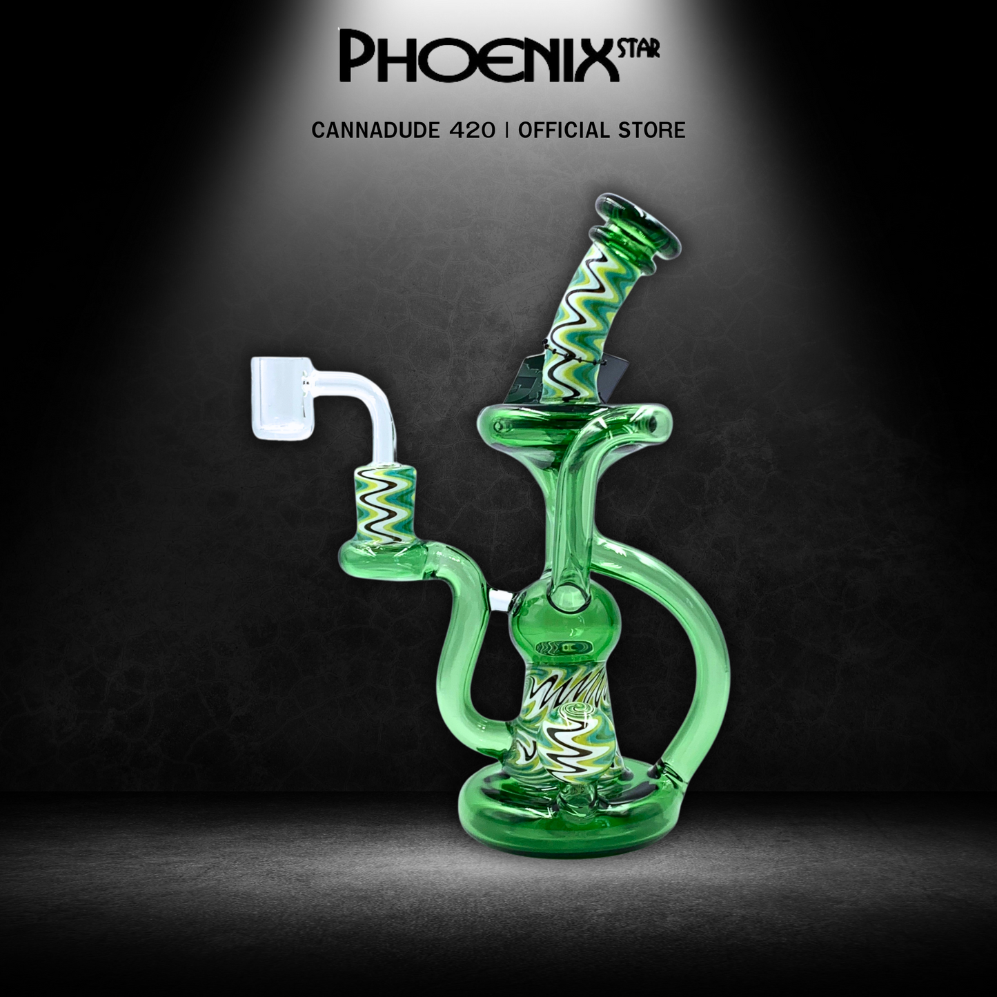 Tortoise Ninja Recycler Dab Rig 8 Inches