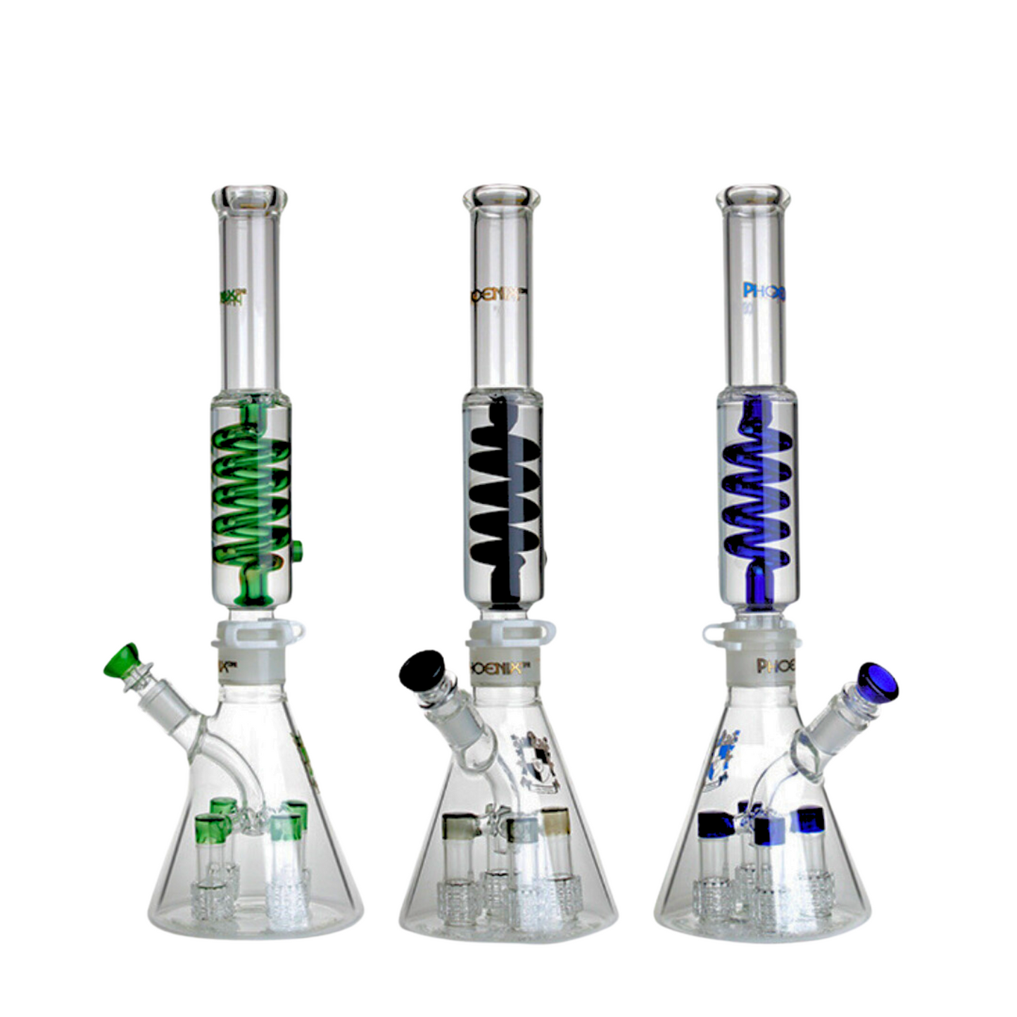 Lego Glycerin 4 Showerhead Glass Bong 18 Inches