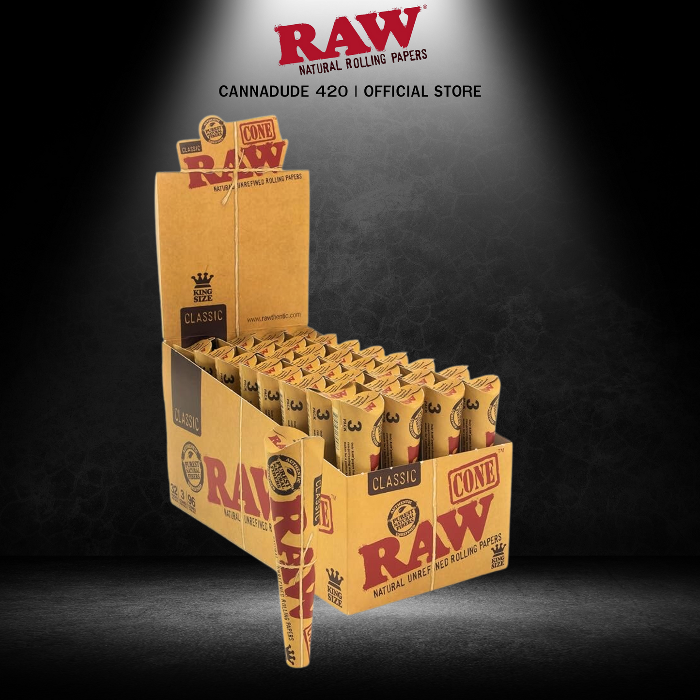RAW Pre-Rolled Cones King Size Slim