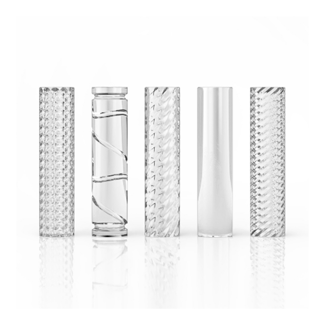 HONEYBEE HERB | ETCHED QUARTZ PILLARS