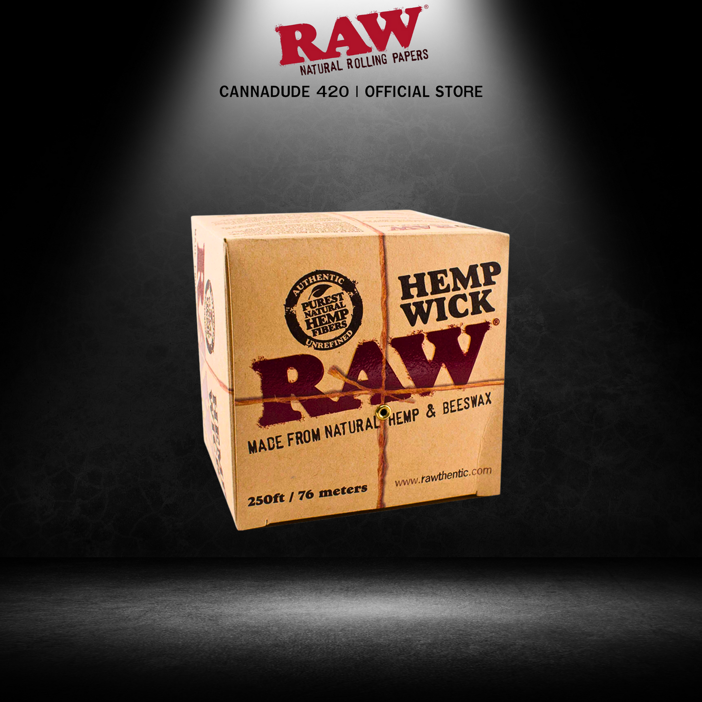 RAW Hemp Wick