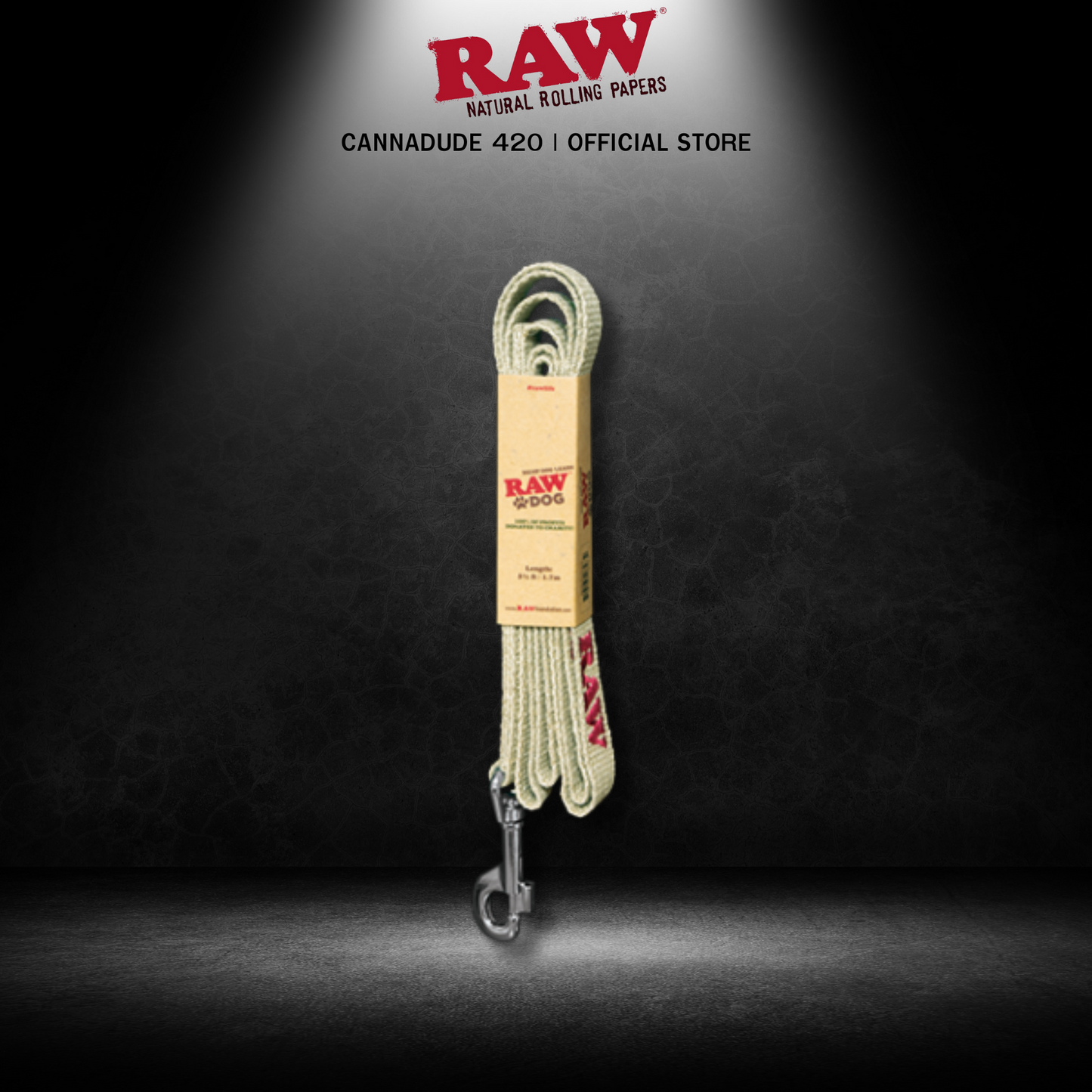 RAW Hemp Dog Leash 5.5ft