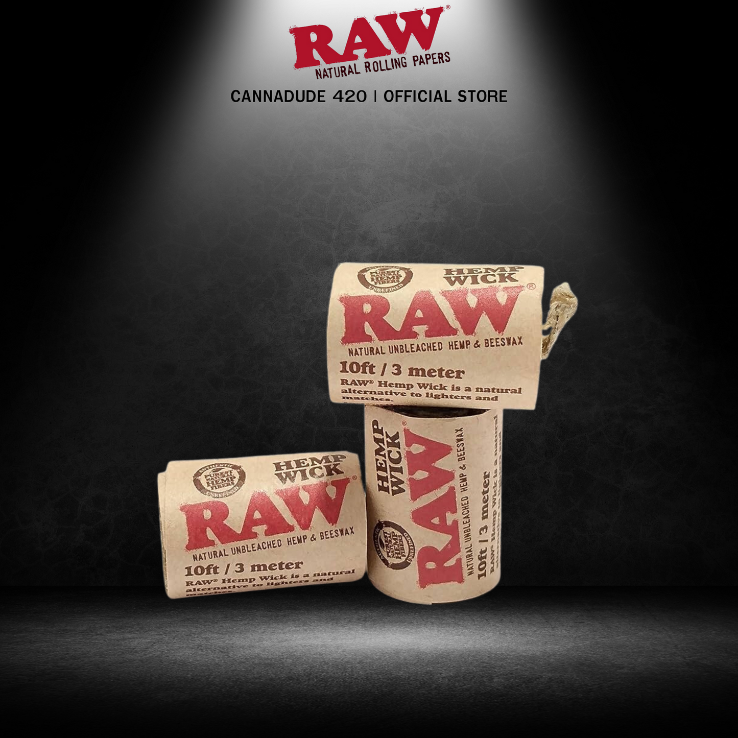 RAW Hemp Wick