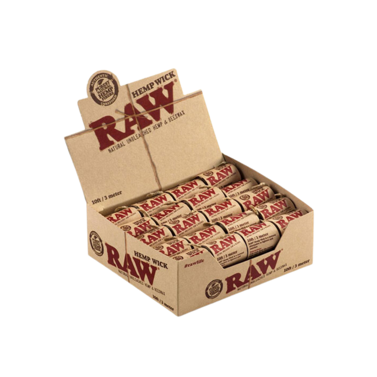 RAW Hemp Wick