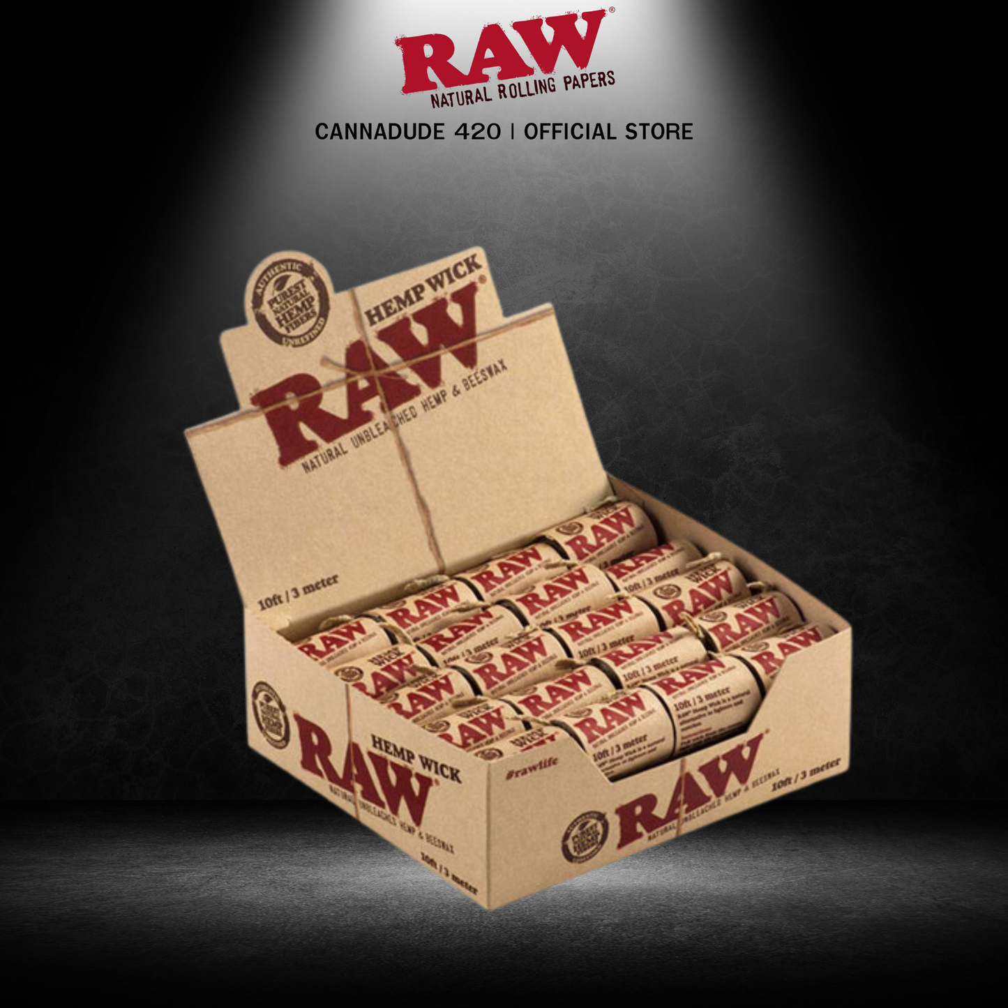RAW Hemp Wick