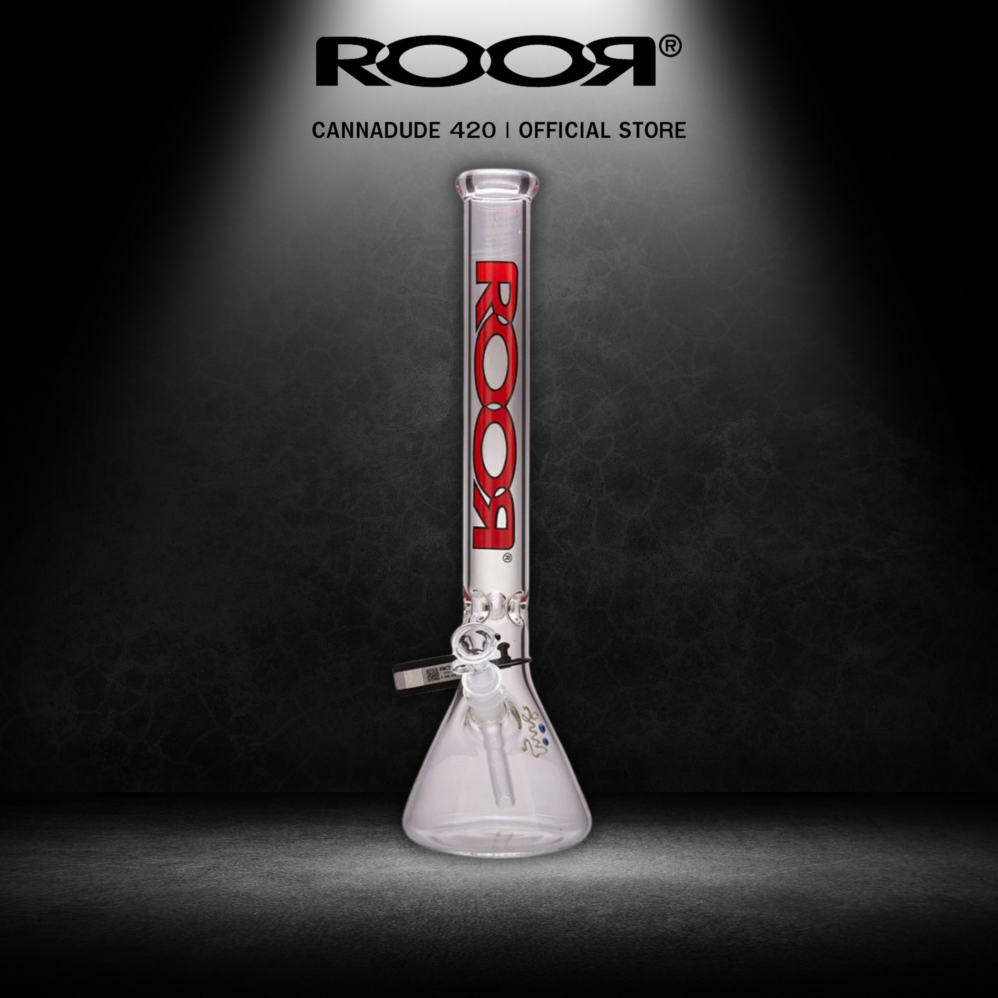 ROOR Beaker Glass Bong 18 Inches