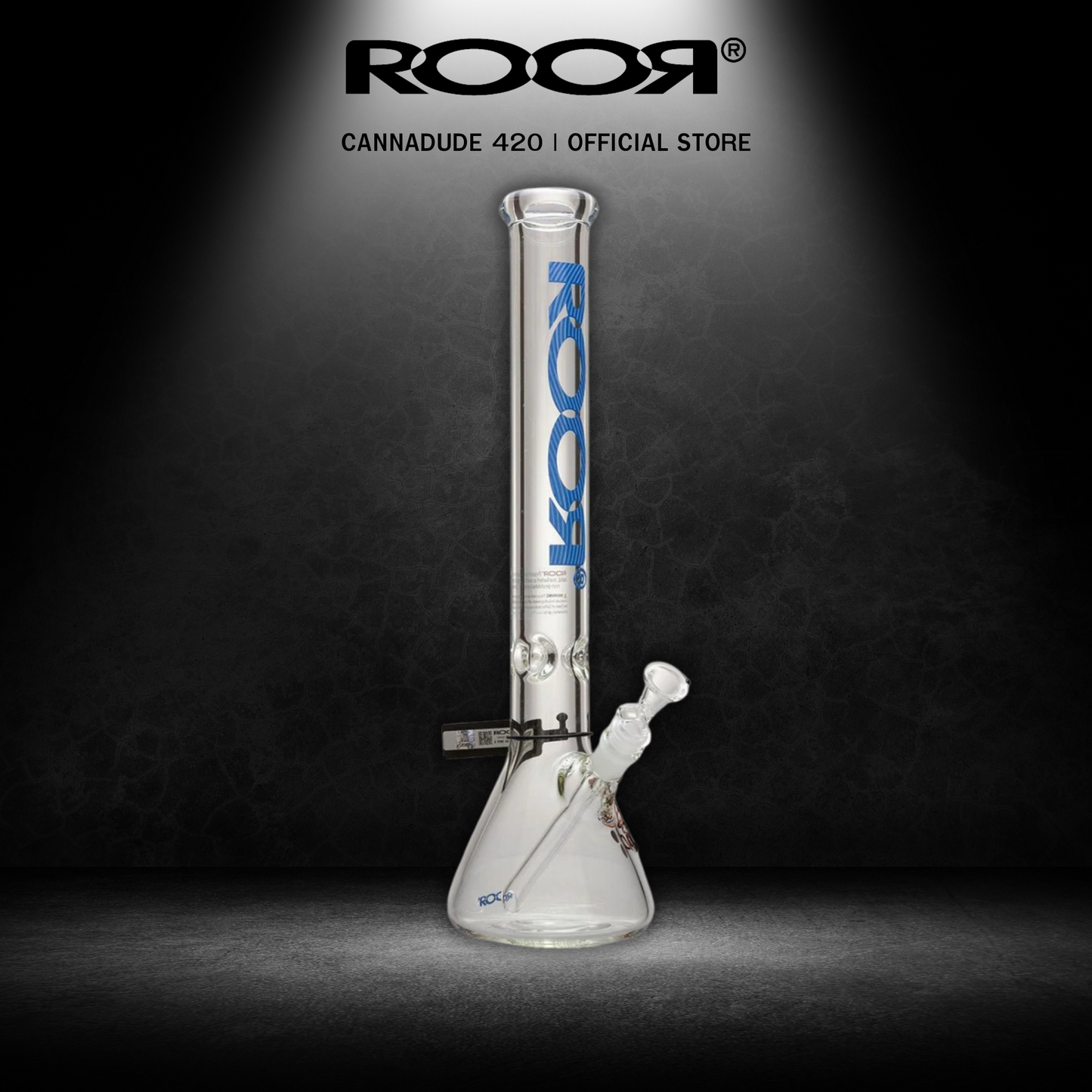 ROOR Beaker Glass Bong 18 Inches