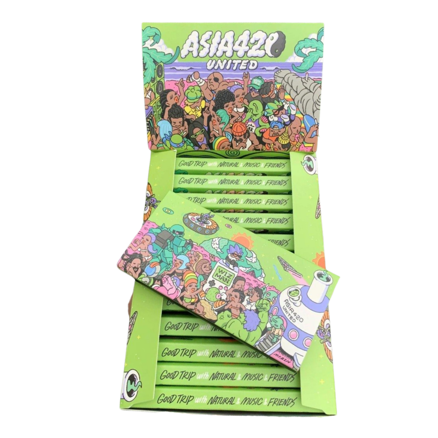 Wizman Asia420 United Rolling Paper King Size