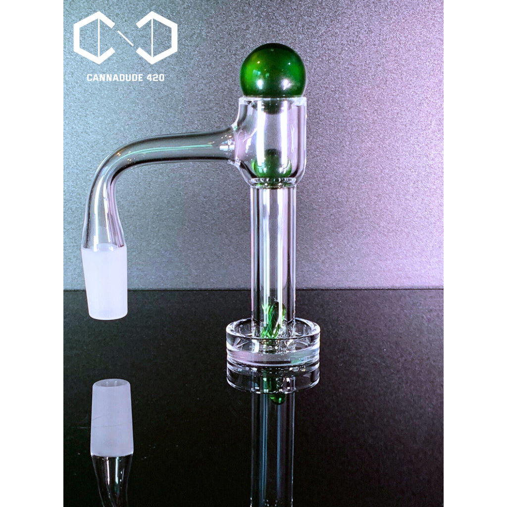 Colored Terp Slurper Marble Set 20mm Carb Cap For Quartz Banger