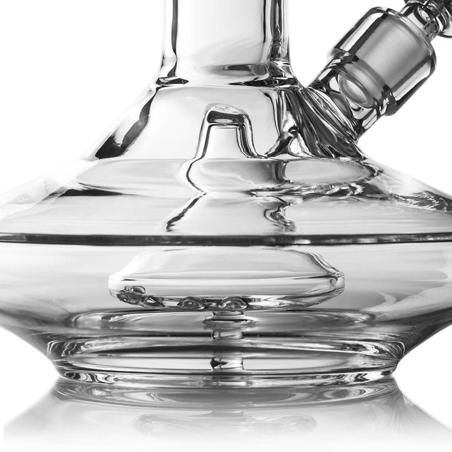 GRAV Small Wide Base Water Pipe Glass Bong 8 Inches