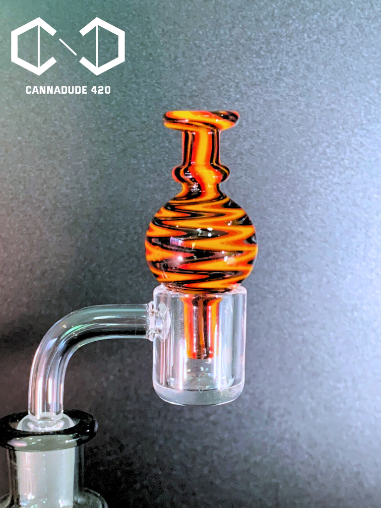 UV Bubble Glass Carb Cap For Quartz Banger 25mm
