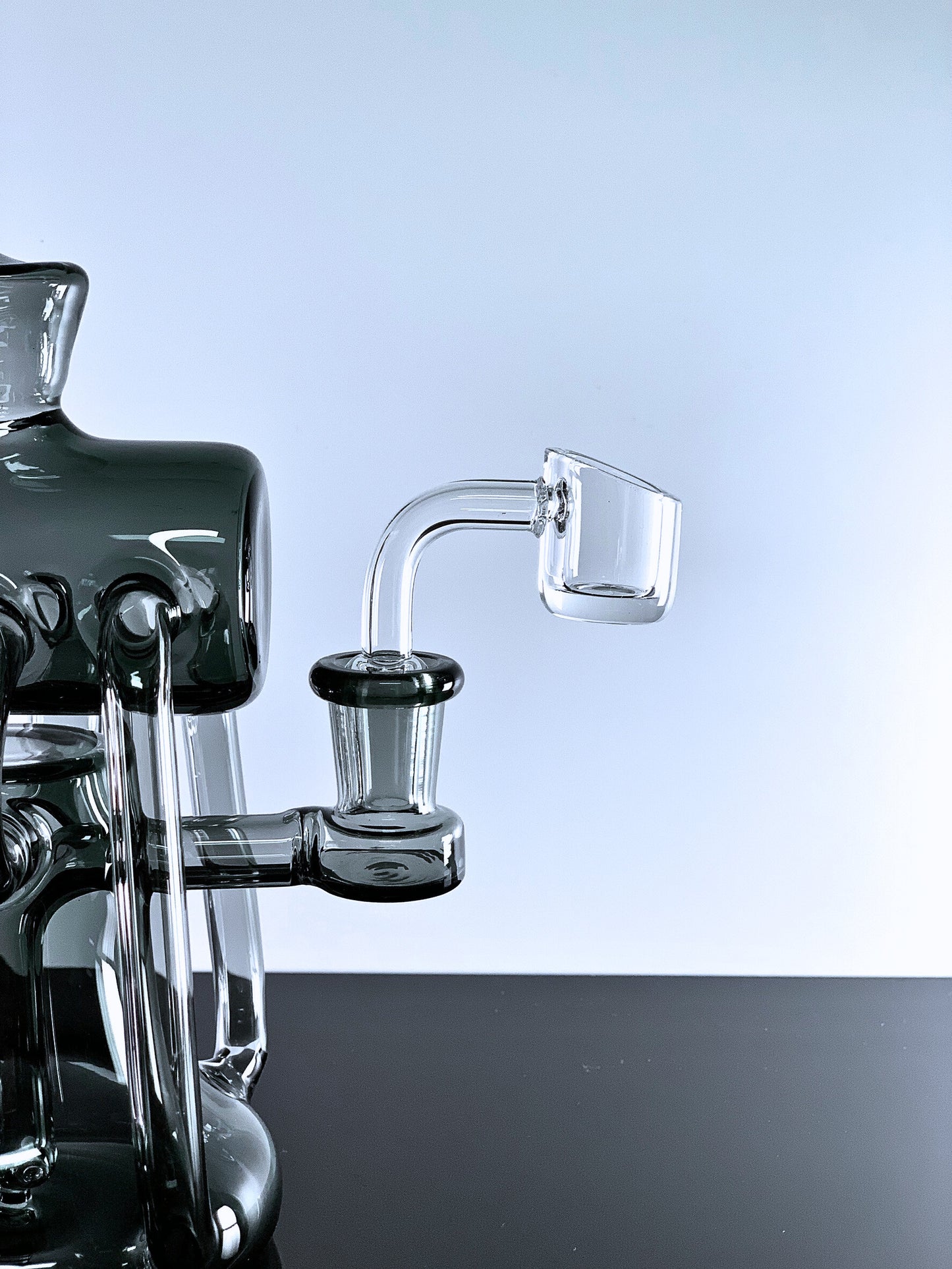 Recycler Spike Tube Dab Rig 8 Inches
