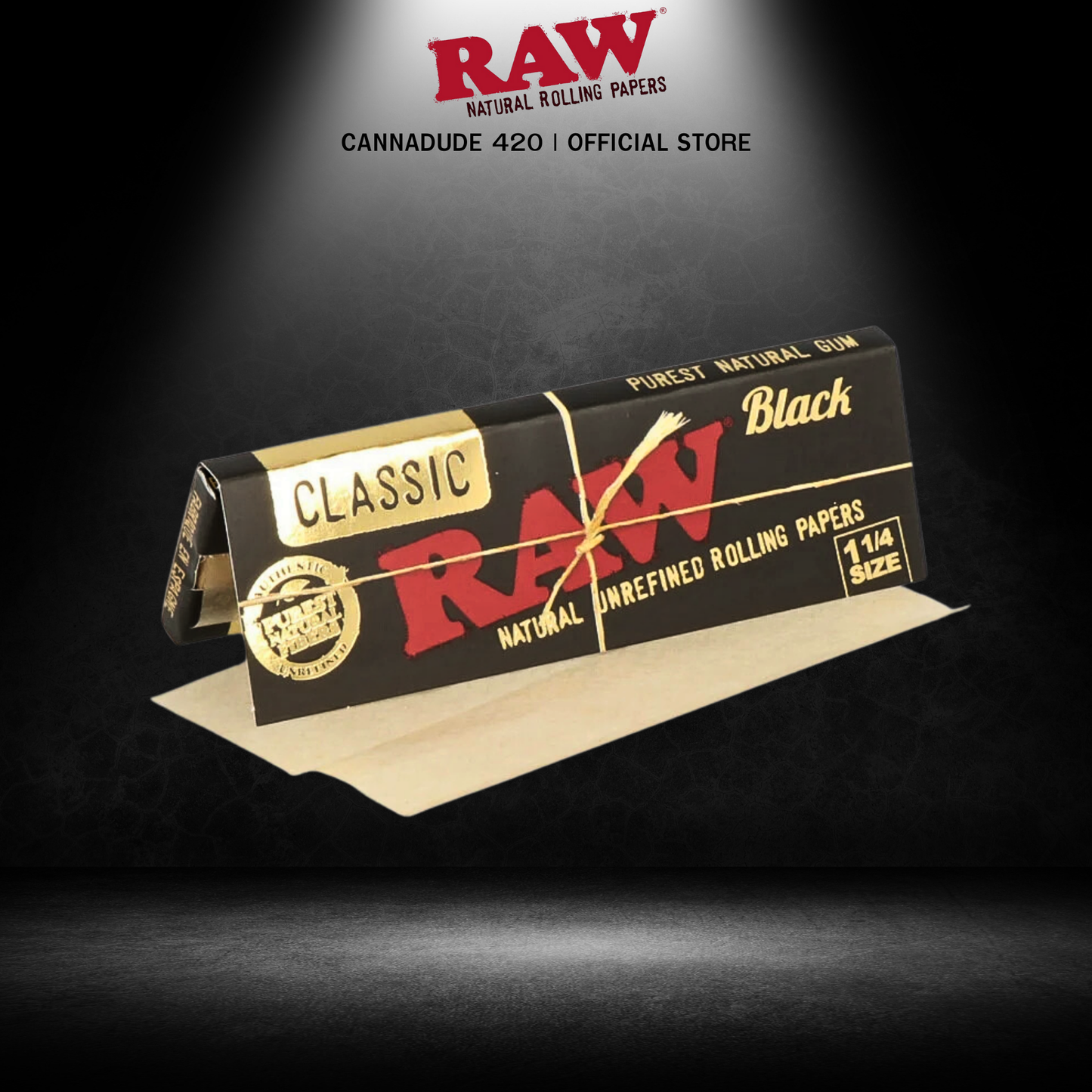 RAW Black Classic 1 1/4