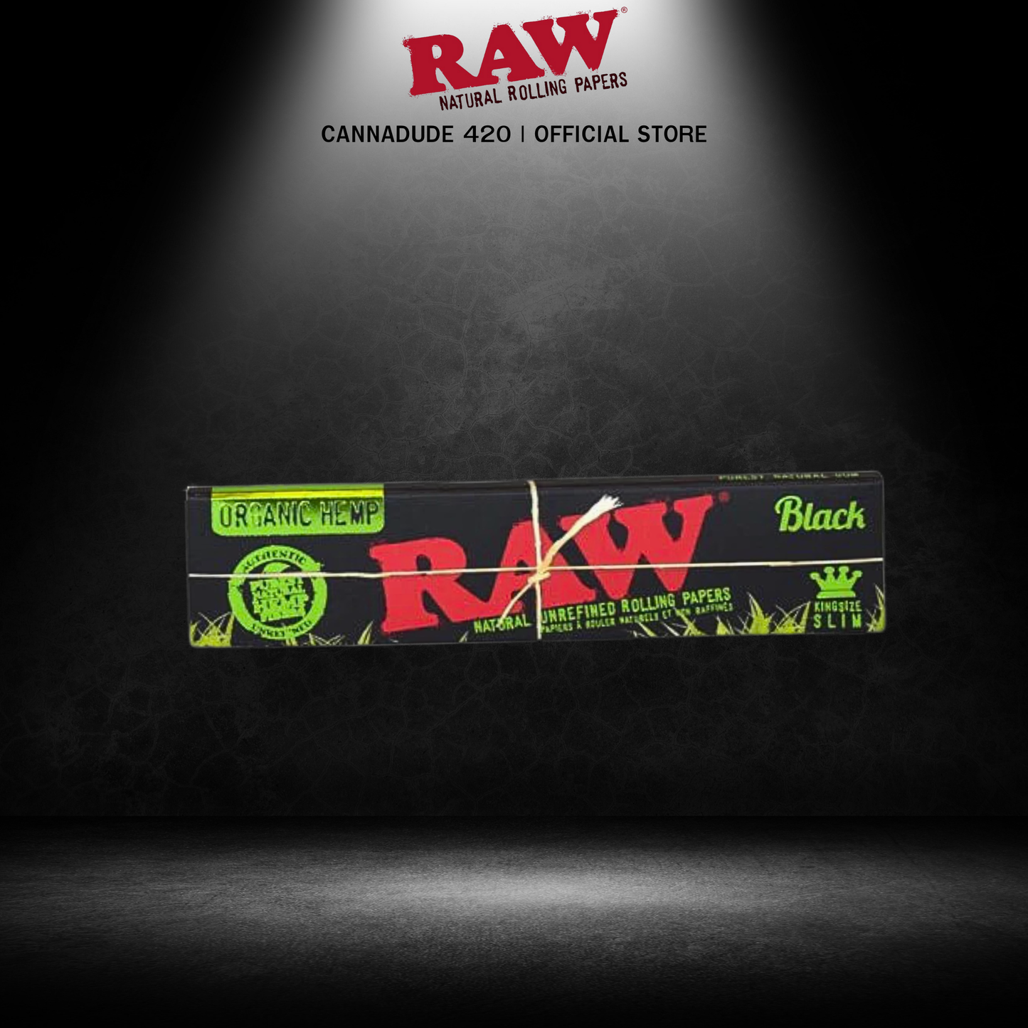 RAW Black Organic King Size