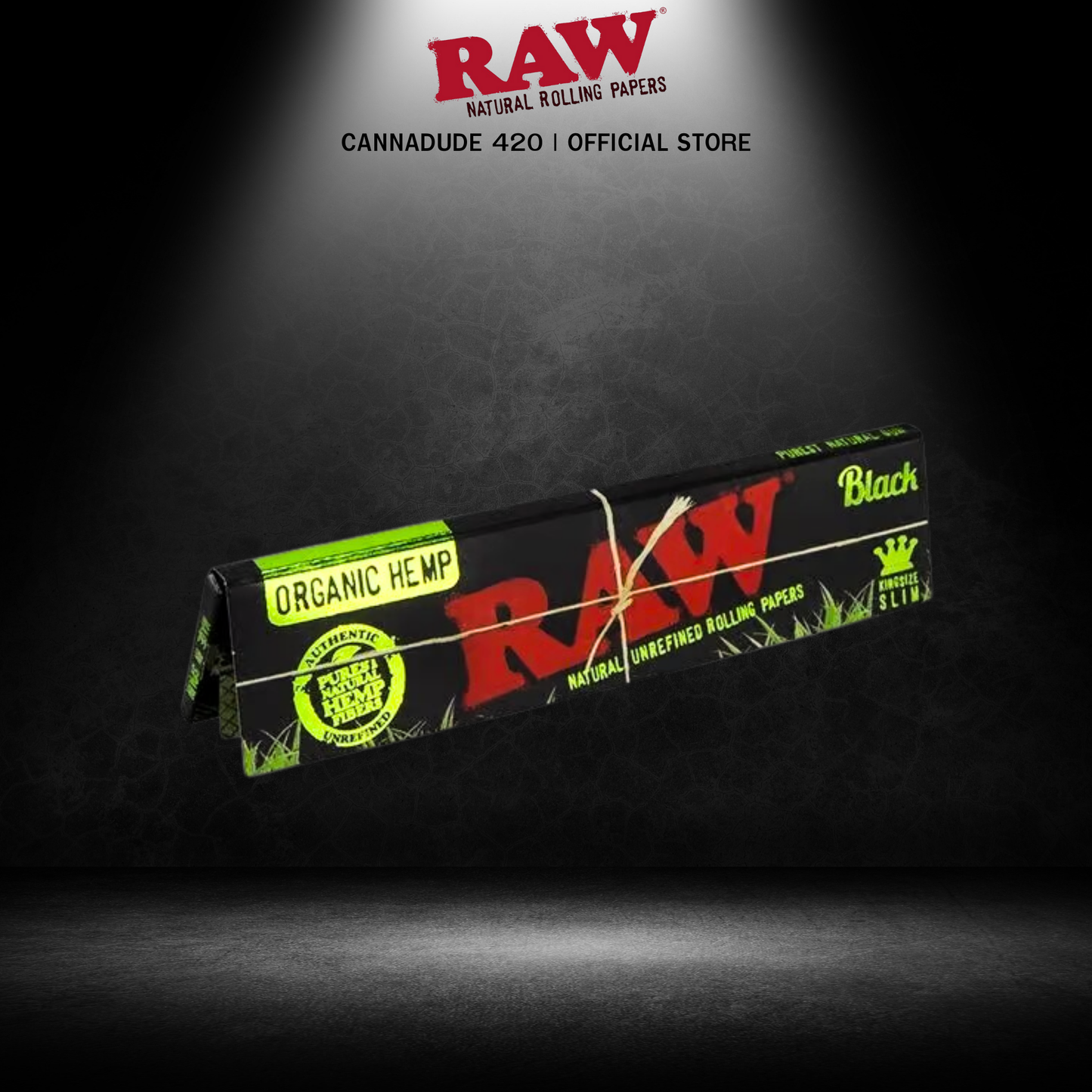 RAW Black Organic King Size
