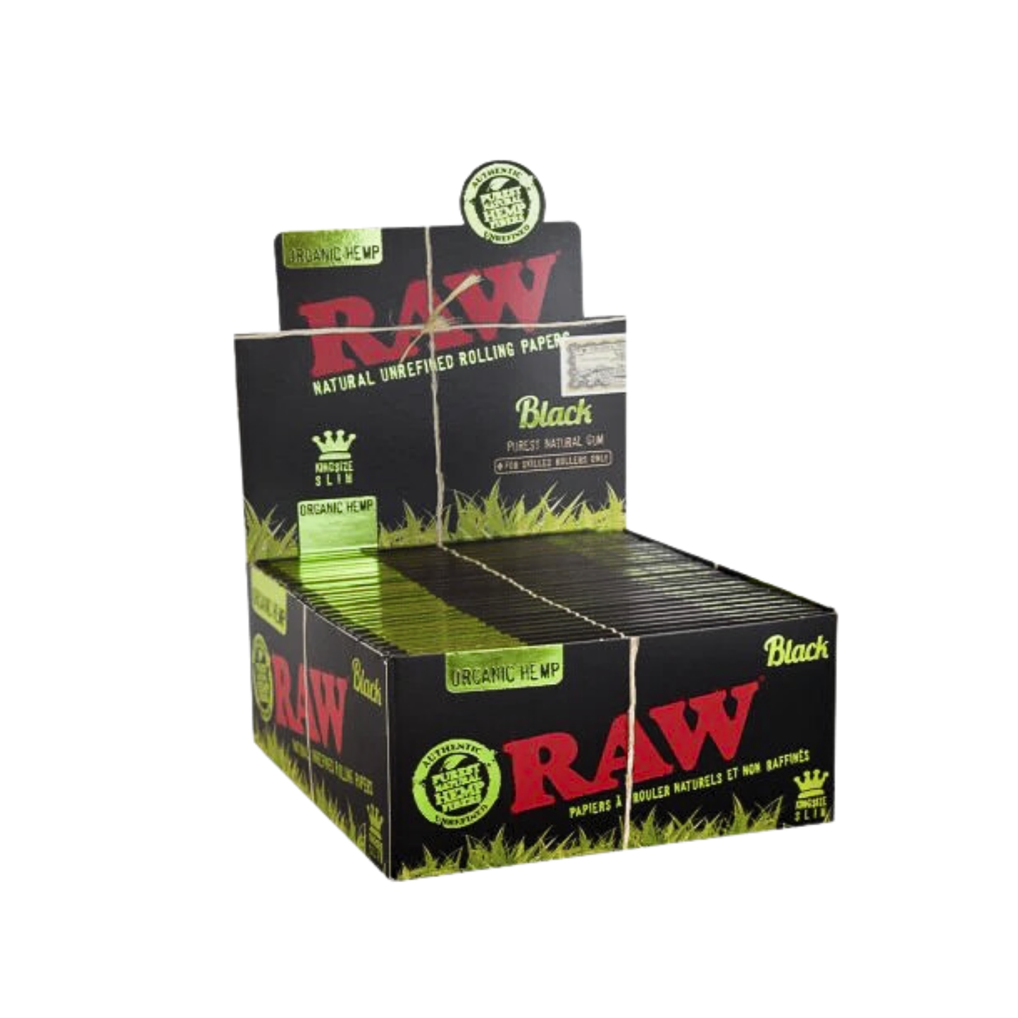 RAW Black Organic King Size