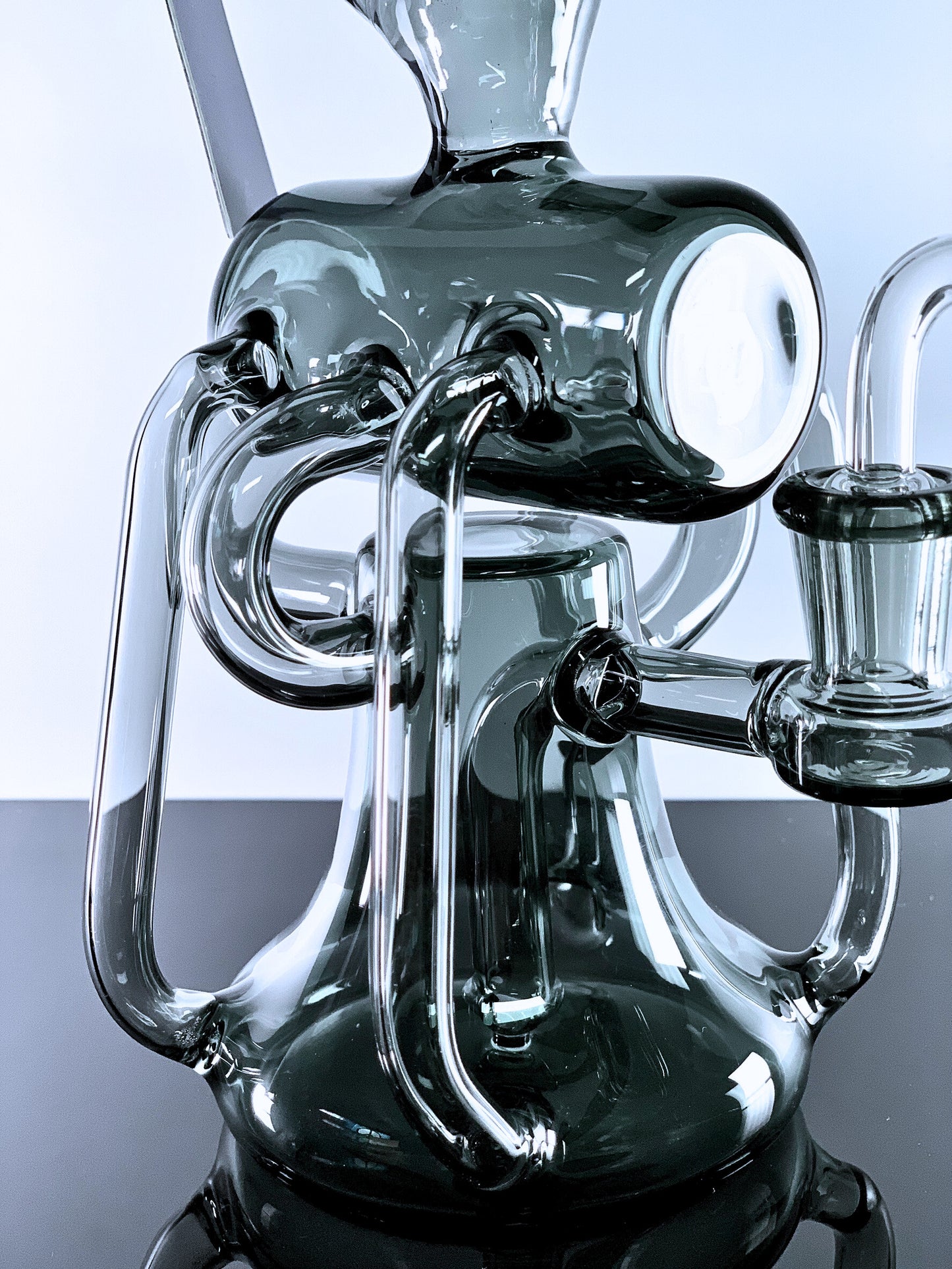 Recycler Spike Tube Dab Rig 8 Inches