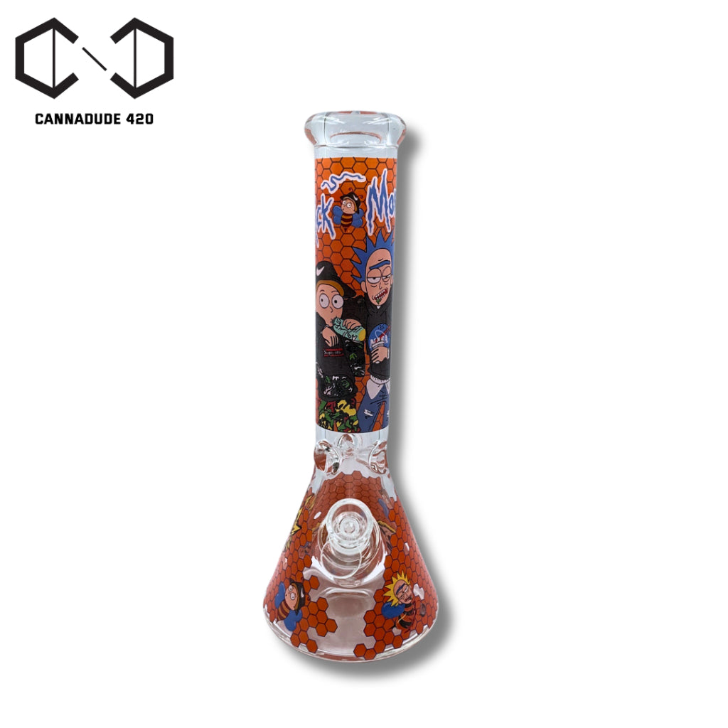Rick & Morty Beaker Glass Bong 14 Inches