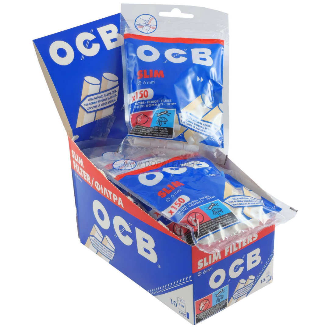 OCB Gummed Slim Filter Tips