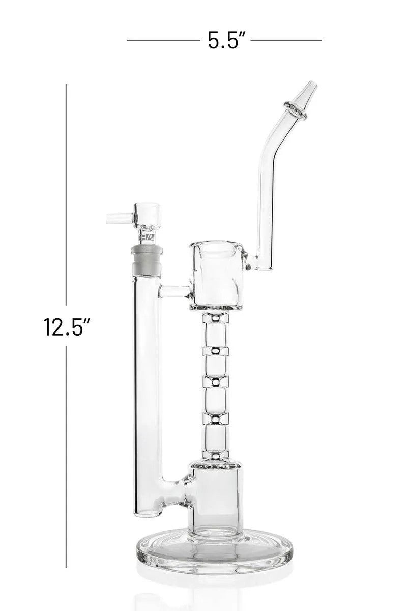 Cannadude Upline Glass Bong Dab Rig 13"
