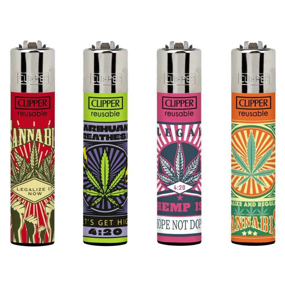 Clipper Reusable Lighter Leaves Justice Collection