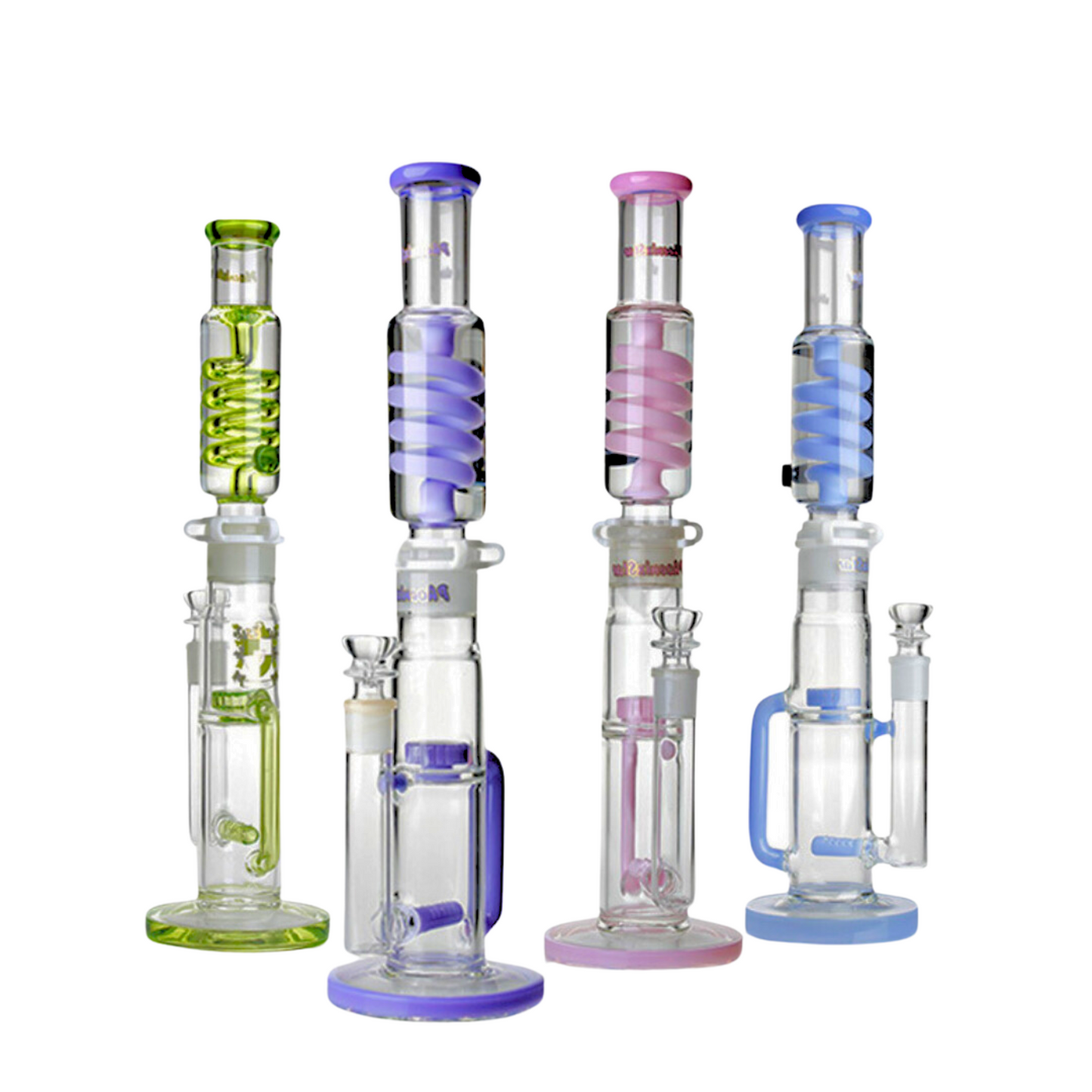 Recycler With Glycerin Lego Glass Bong 18 Inches