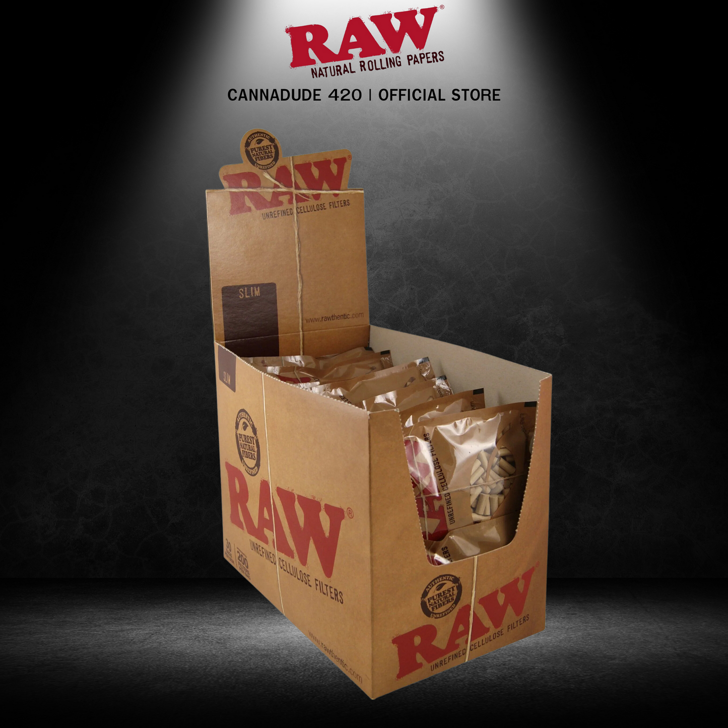 RAW Regular Cotton Filter Tips