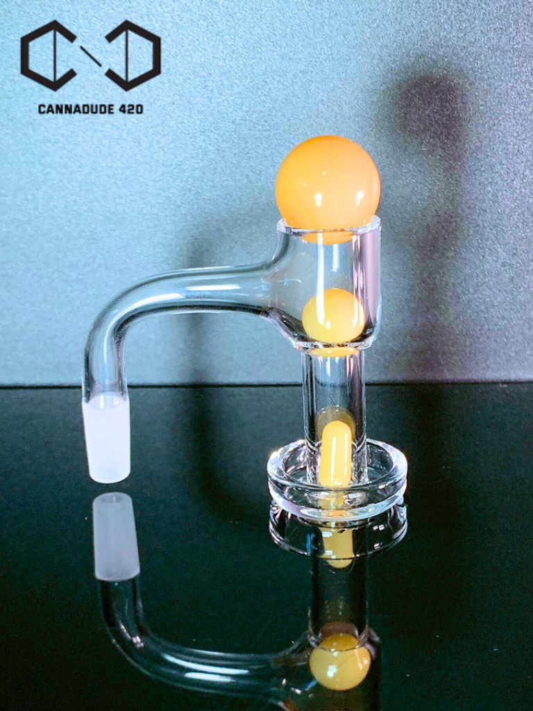 Colored Terp Slurper Marble Set 20mm Carb Cap For Quartz Banger