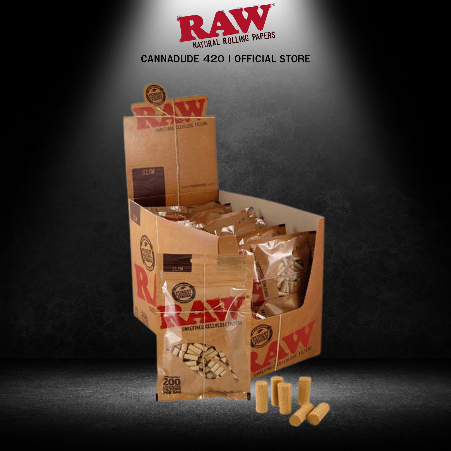 RAW Slim Cotton Filter Tips
