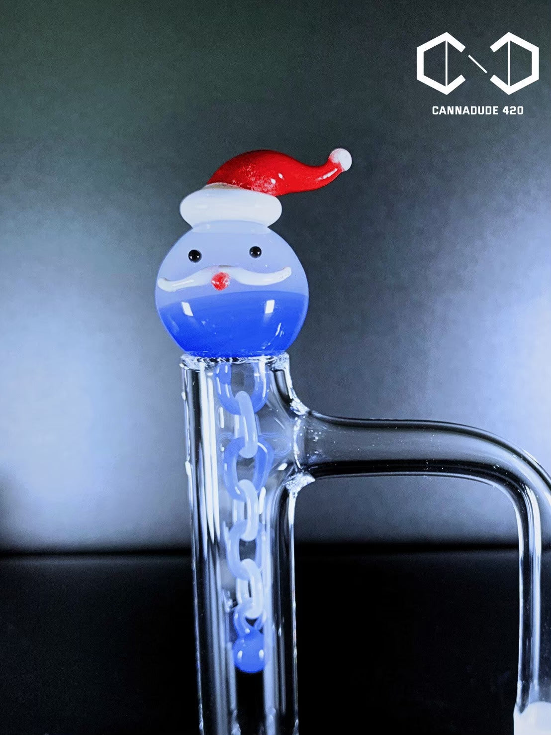 X Mas V.2 Glass Terp Chains 22mm Carb Cap For Quartz Banger