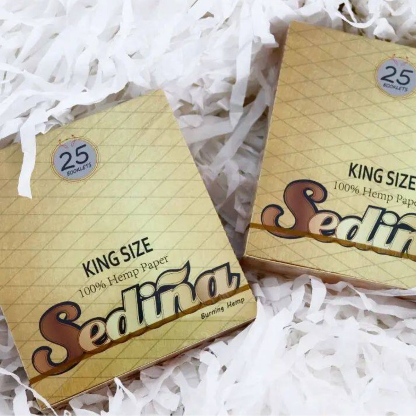 SEDINA Gold Natural Rolling Paper King Size