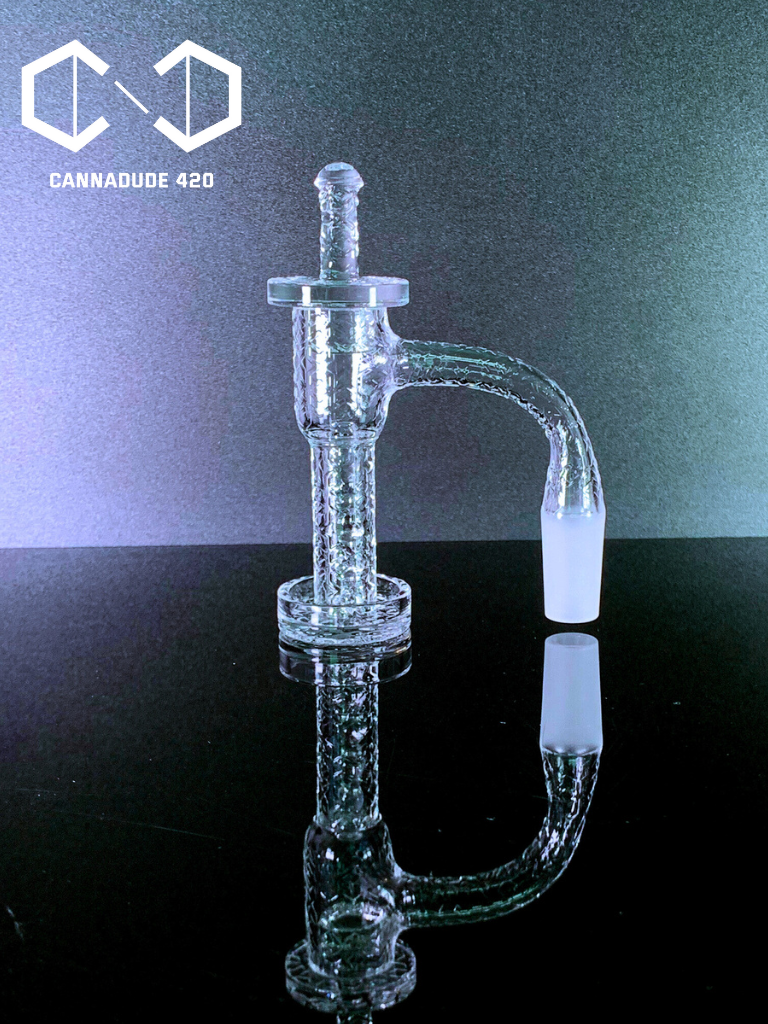 Quartz Banger Full Weld Patterns Engraved Terp Slurper Kit