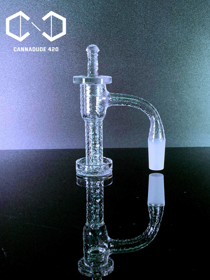 Quartz Banger Full Weld Patterns Engraved Terp Slurper Kit