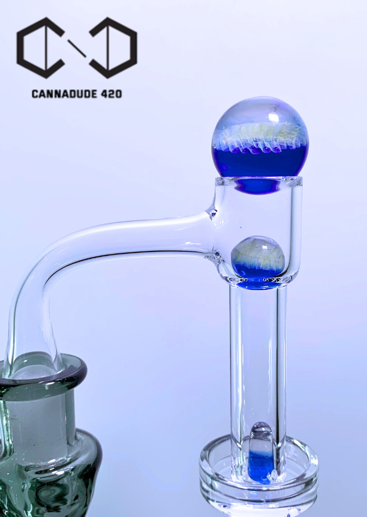 Honeybee Terp Slupers Marble Set Carb Cap For Quartz Banger