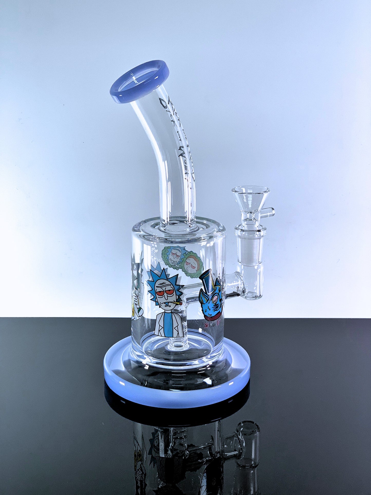 Rick & Morty Mini Dab Rig 8 Inches