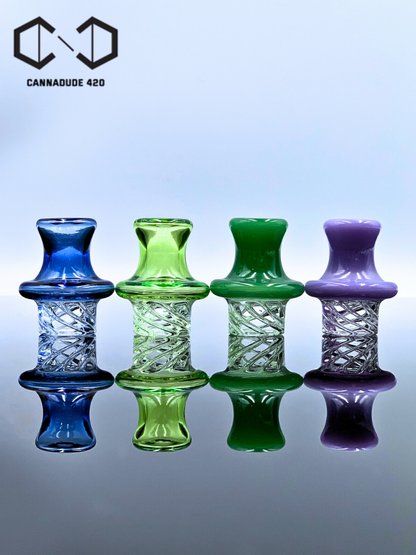 Hat Vortex UFO Spinning Carb Cap For Quartz Banger 25mm