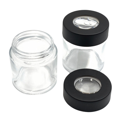 Storage Jar with Magnifying Glass [3-4 oz]