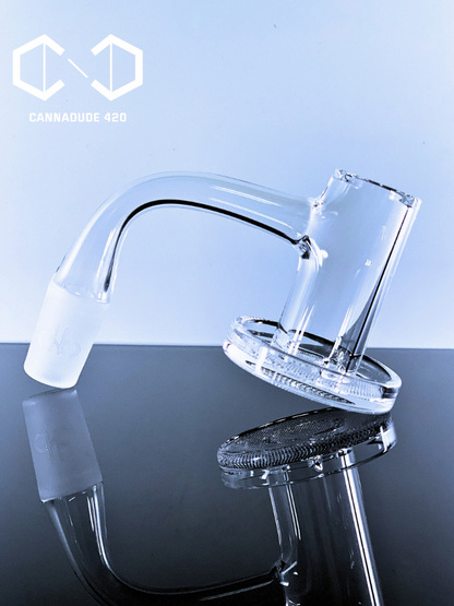 Quartz Banger Full Weld Charmers Grid Bottom