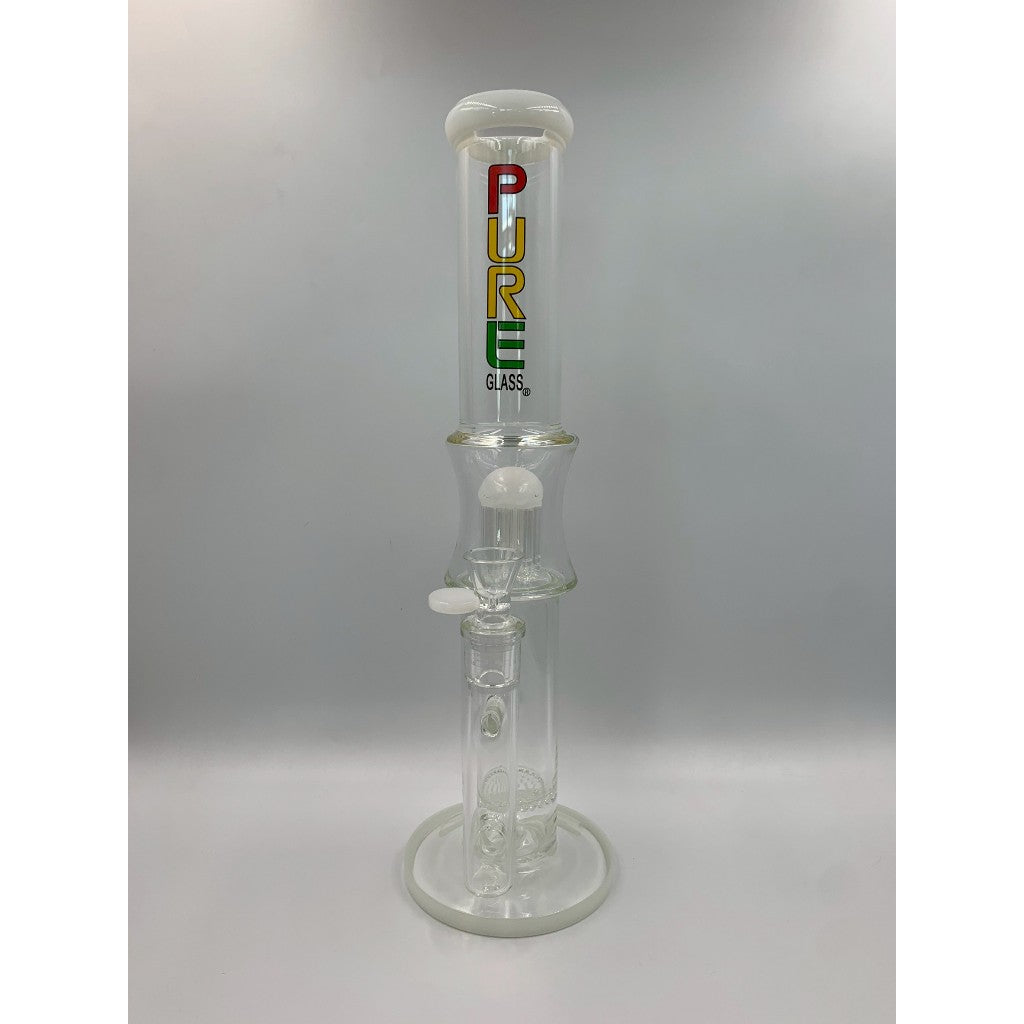 PURE Rasta Glass Bong 16 Inches