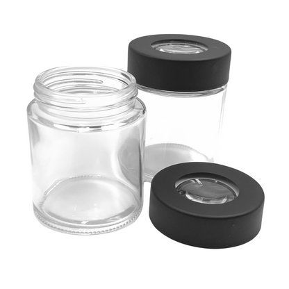 Storage Jar with Magnifying Glass [3-4 oz]