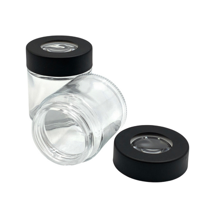 Storage Jar with Magnifying Glass [3-4 oz]