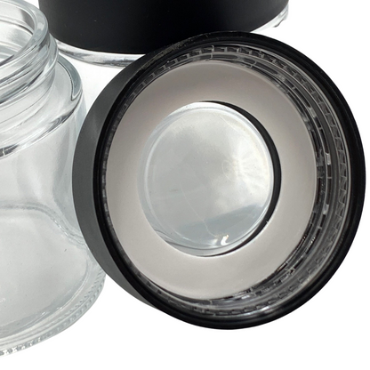 Storage Jar with Magnifying Glass [3-4 oz]