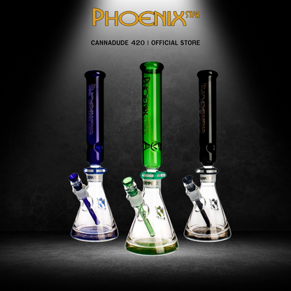 Phoenix Star 9mm Thick Beaker Bong 17.5"