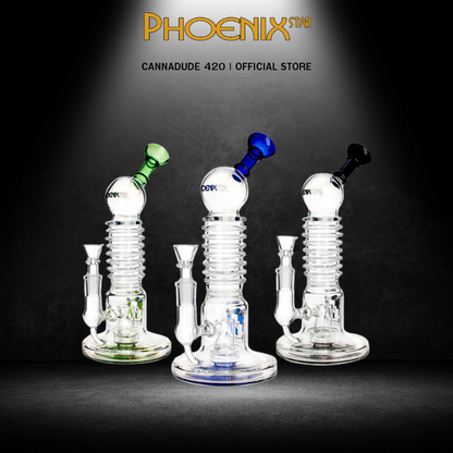 Phoenixstar 10.5" Bubbler with Showerhead and Honeycomb perc