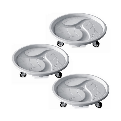 PLANT STAND WITH WHEELS TRAY