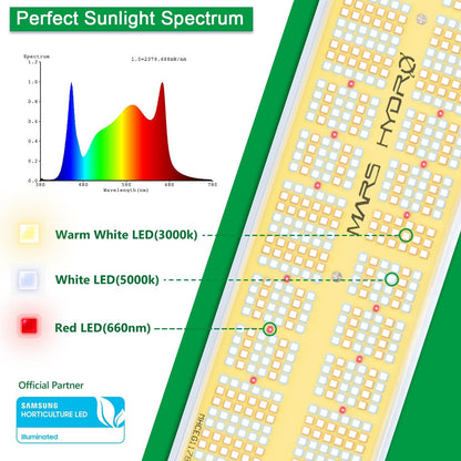 MARS HYDRO SP 6500 SAMSUNG LM301B 650W LED GROW LIGHT