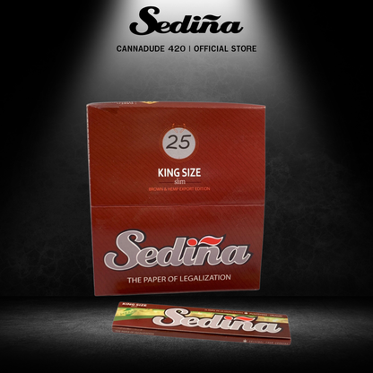 SEDINA Brown Natural Rolling Paper King Size