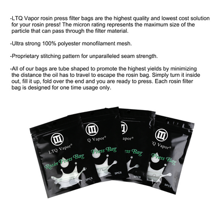Rosin Press Micron Bags